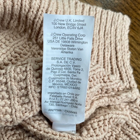 Light pink Madewell Bobble pullover sweater, size L. Excellent, barely worn cond - Picture 8 of 10